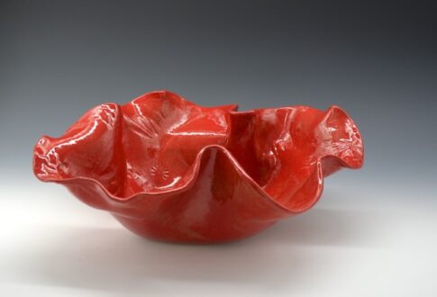 Large Red Bowl